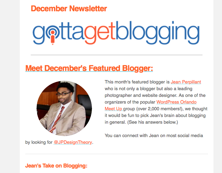 I Am Featured on Gotta Get Blogging!
