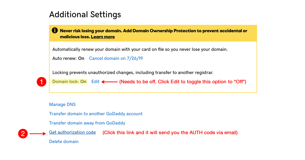 How to Transfer A Domain from GoDaddy to Another Host - Design Theory