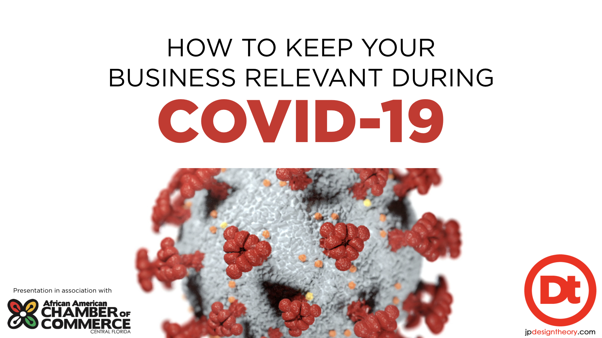 How to Keep Your Business Relevant During COVID-19 - Slide 1