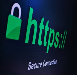 https secure connection graphic
