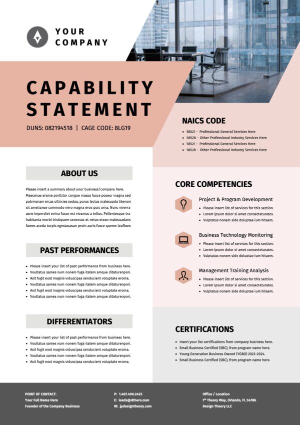 Capability Statement Template-Dt-1