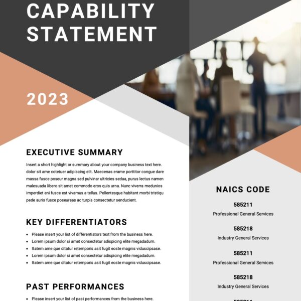 Capability Statement Template-Dt-2