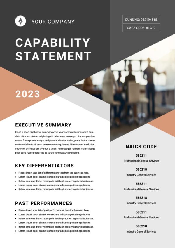 Capability Statement Template-Dt-2