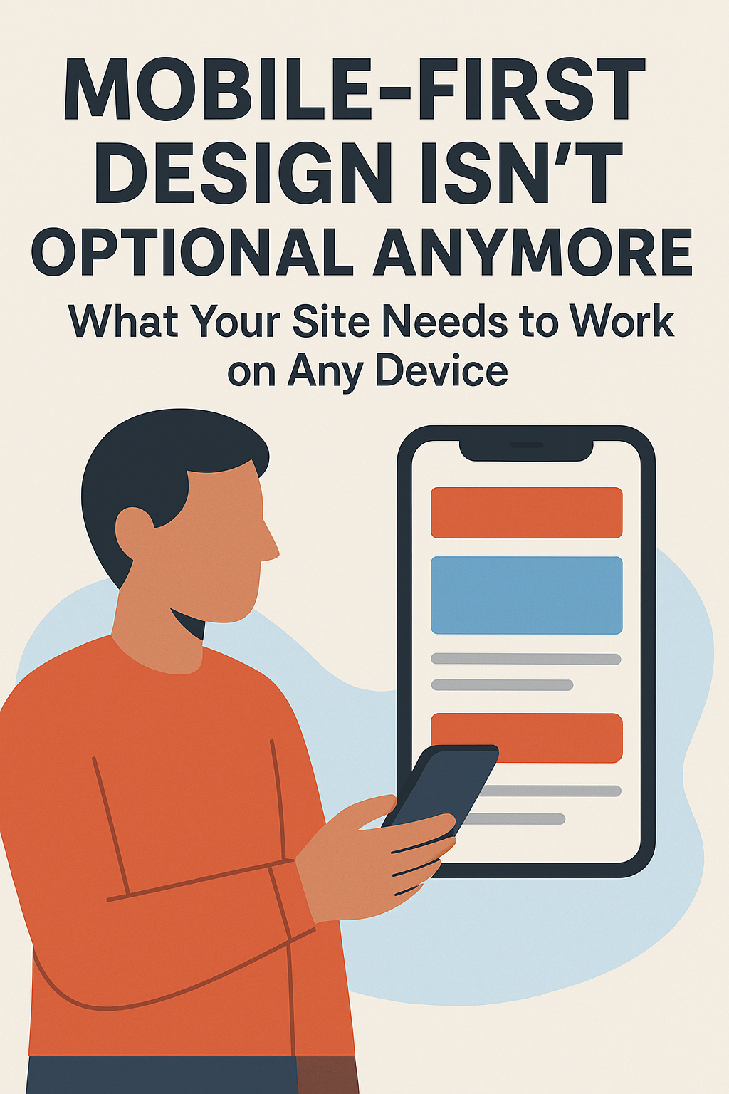 Mobile-First Design Isn’t Optional Anymore: What Your Site Needs to Work on Any Device